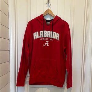 Knights Apparel Alabama Red, White  and Black Hooded Sweatshirt